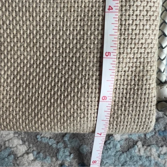 Brahmin natural woven white croc leather Crossbody Bag